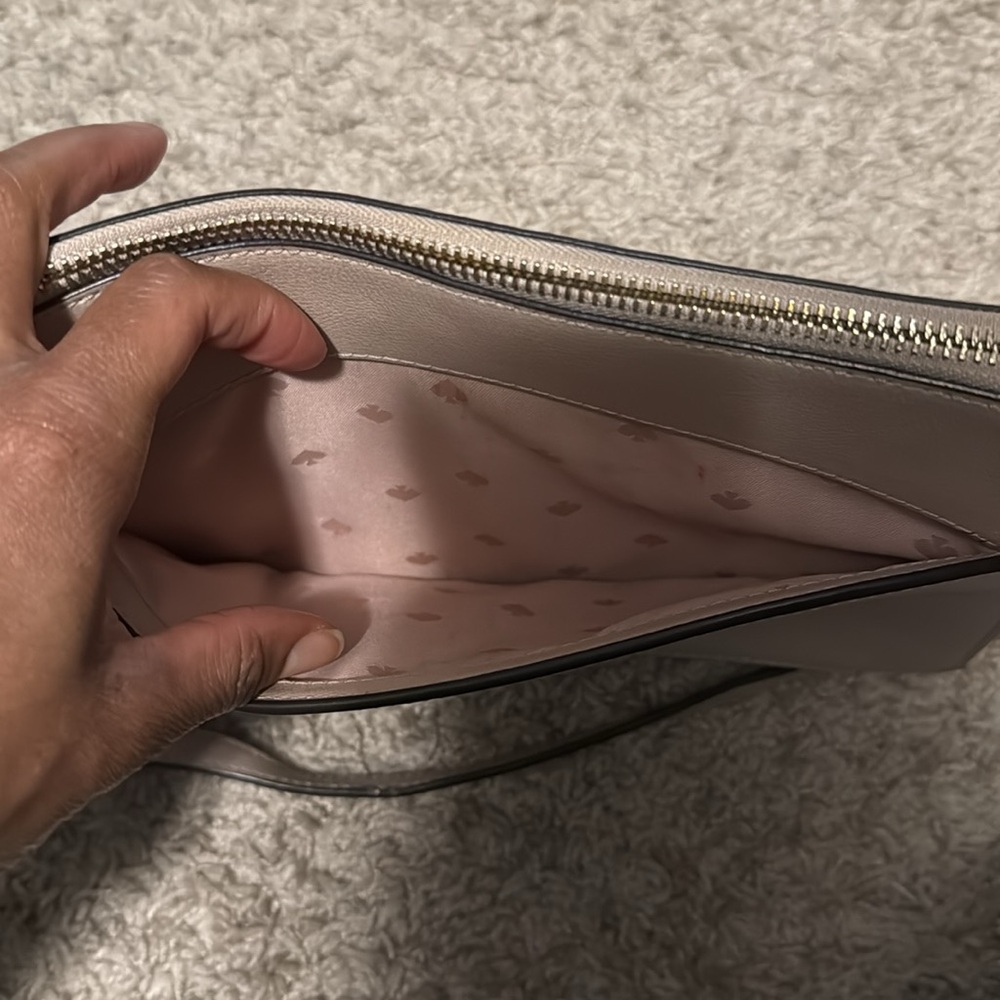 Kate Spade Pink Crossbody Bag with Saffiano Leather and Adjustable Strap - Picture 6 of 11
